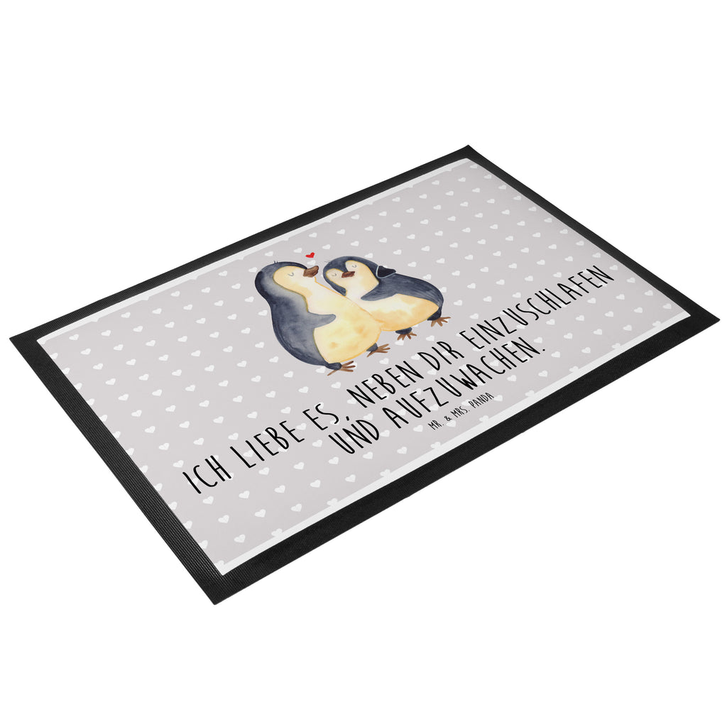 Fußmatte Pinguine Einschlafen Türvorleger, Schmutzmatte, Fußabtreter, Matte, Schmutzfänger, Fußabstreifer, Schmutzfangmatte, Türmatte, Motivfußmatte, Haustürmatte, Vorleger, Liebe, Partner, Freund, Freundin, Ehemann, Ehefrau, Heiraten, Verlobung, Heiratsantrag, Liebesgeschenk, Jahrestag, Hocheitstag, Valentinstag, Geschenk für Frauen, Hochzeitstag, Mitbringsel, Geschenk für Freundin, Geschenk für Partner, Liebesbeweis, für Männer, für Ehemann