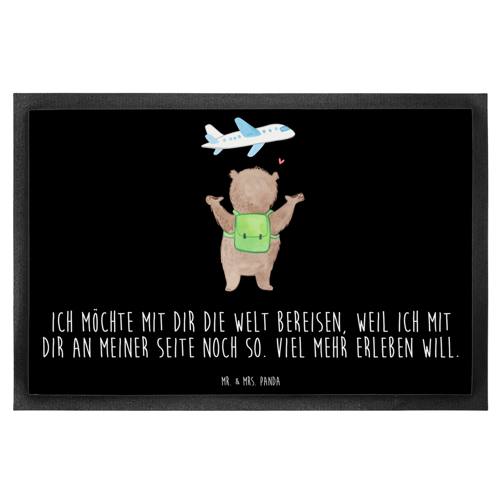Fußmatte Bär Flugzeug Valentinstag, Geschenk für Frauen, Liebesgeschenk, Jahrestag, Hochzeitstag, Mitbringsel, Geschenk für Freundin, Geschenk für Partner, Freund, Liebesbeweis, für Männer, für Ehemann Türvorleger, Schmutzmatte, Fußabtreter, Matte, Schmutzfänger, Fußabstreifer, Schmutzfangmatte, Türmatte, Motivfußmatte,  Haustürmatte, Vorleger  Liebe,  Partner, Freund, Freundin, Ehemann, Ehefrau, Heiraten, Verlobung, Heiratsantrag, Liebesgeschenk, Jahrestag, Hocheitstag
