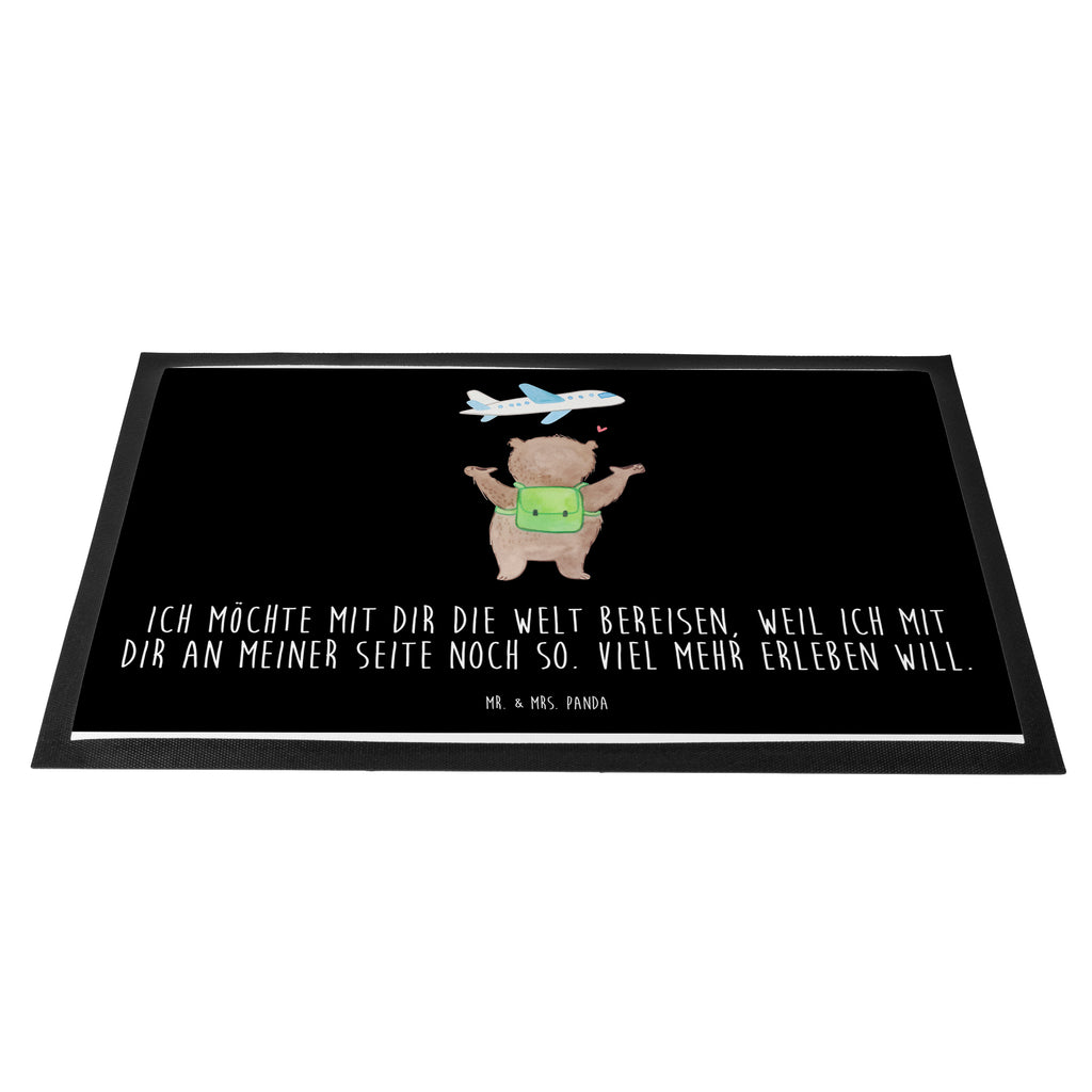Fußmatte Bär Flugzeug Valentinstag, Geschenk für Frauen, Liebesgeschenk, Jahrestag, Hochzeitstag, Mitbringsel, Geschenk für Freundin, Geschenk für Partner, Freund, Liebesbeweis, für Männer, für Ehemann Türvorleger, Schmutzmatte, Fußabtreter, Matte, Schmutzfänger, Fußabstreifer, Schmutzfangmatte, Türmatte, Motivfußmatte,  Haustürmatte, Vorleger  Liebe,  Partner, Freund, Freundin, Ehemann, Ehefrau, Heiraten, Verlobung, Heiratsantrag, Liebesgeschenk, Jahrestag, Hocheitstag