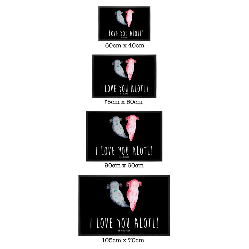 Fußmatte Axolotl Liebe