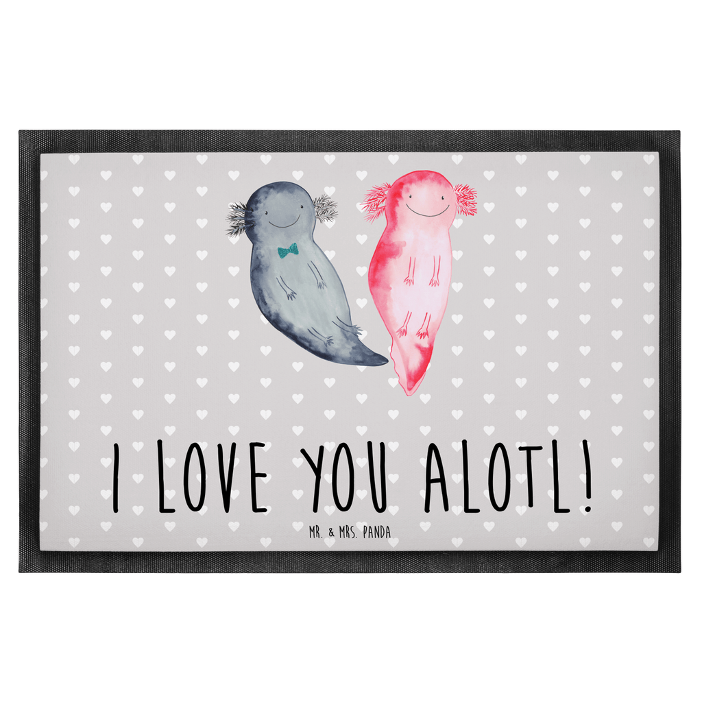 Fußmatte Axolotl Liebe