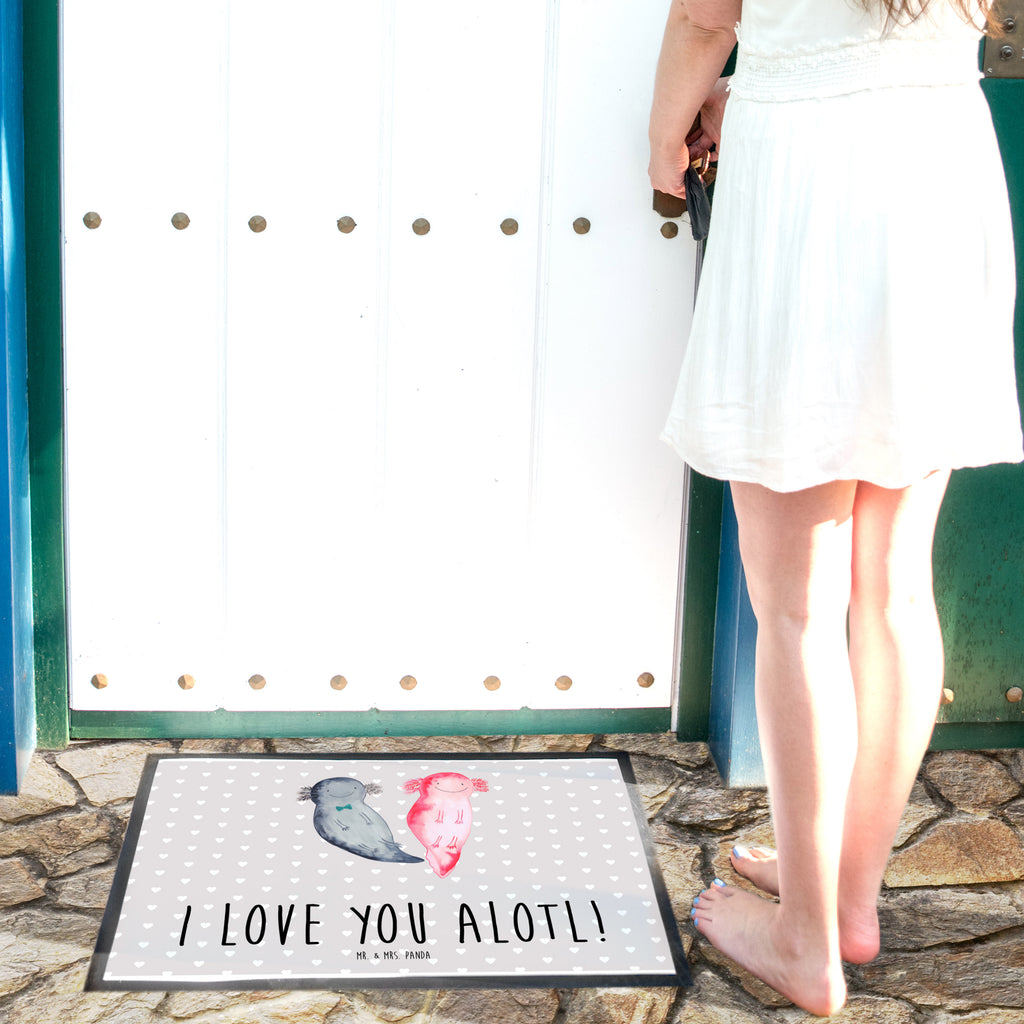 Fußmatte Axolotl Liebe