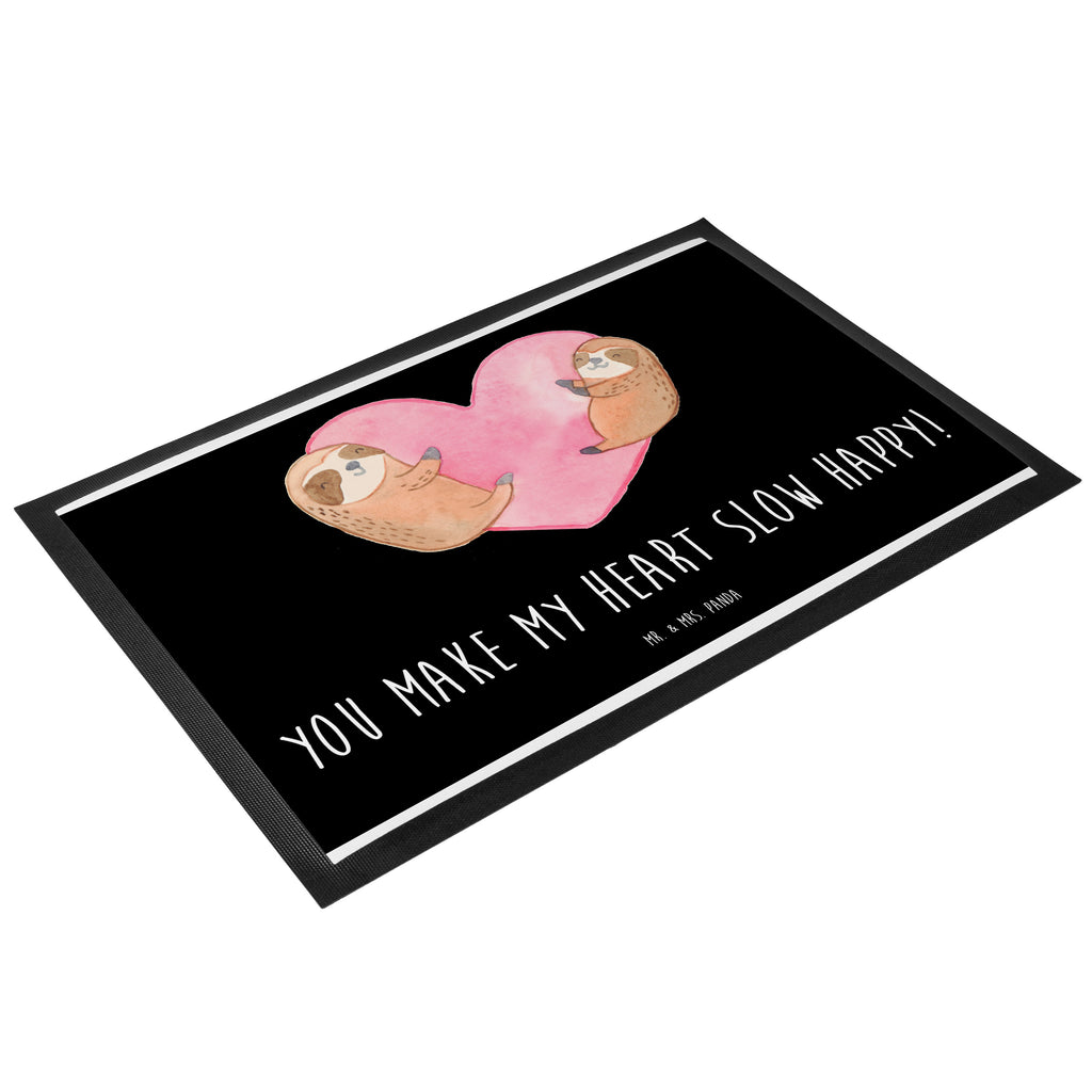Fußmatte Faultiere Herz Valentinstag, Geschenk für Frauen, Liebesgeschenk, Jahrestag, Hochzeitstag, Mitbringsel, Geschenk für Freundin, Geschenk für Partner, Freund, Liebesbeweis, für Männer, für Ehemann Türvorleger, Schmutzmatte, Fußabtreter, Matte, Schmutzfänger, Fußabstreifer, Schmutzfangmatte, Türmatte, Motivfußmatte,  Haustürmatte, Vorleger  Liebe,  Partner, Freund, Freundin, Ehemann, Ehefrau, Heiraten, Verlobung, Heiratsantrag, Liebesgeschenk, Jahrestag, Hocheitstag