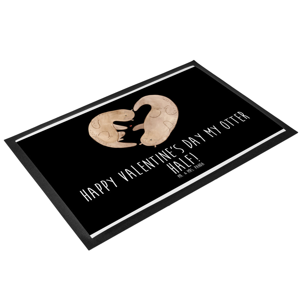 Fußmatte Otter Valentine Türvorleger, Schmutzmatte, Fußabtreter, Matte, Schmutzfänger, Fußabstreifer, Schmutzfangmatte, Türmatte, Motivfußmatte, Haustürmatte, Vorleger, Liebe, Partner, Freund, Freundin, Ehemann, Ehefrau, Heiraten, Verlobung, Heiratsantrag, Liebesgeschenk, Jahrestag, Hocheitstag, Valentinstag, Geschenk für Frauen, Hochzeitstag, Mitbringsel, Geschenk für Freundin, Geschenk für Partner, Liebesbeweis, für Männer, für Ehemann