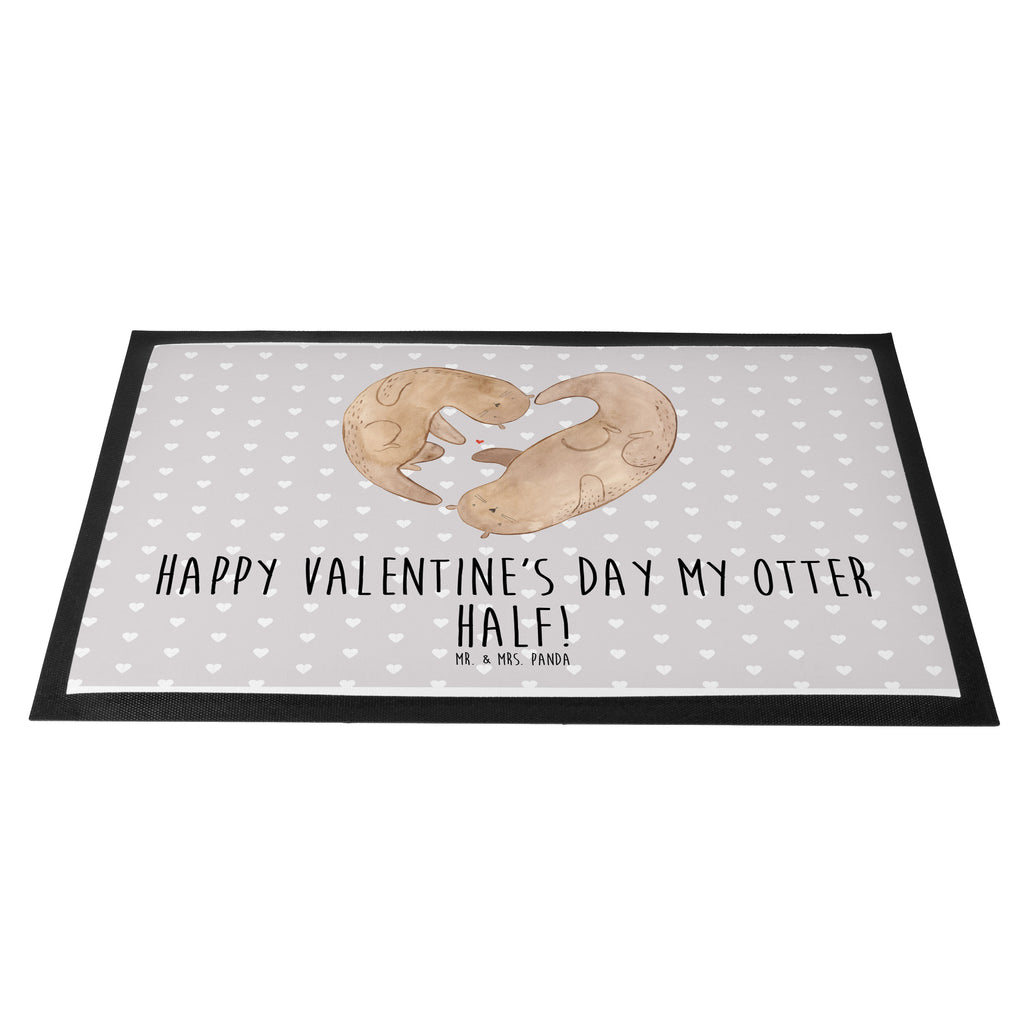 Fußmatte Otter Valentine Türvorleger, Schmutzmatte, Fußabtreter, Matte, Schmutzfänger, Fußabstreifer, Schmutzfangmatte, Türmatte, Motivfußmatte, Haustürmatte, Vorleger, Liebe, Partner, Freund, Freundin, Ehemann, Ehefrau, Heiraten, Verlobung, Heiratsantrag, Liebesgeschenk, Jahrestag, Hocheitstag, Valentinstag, Geschenk für Frauen, Hochzeitstag, Mitbringsel, Geschenk für Freundin, Geschenk für Partner, Liebesbeweis, für Männer, für Ehemann