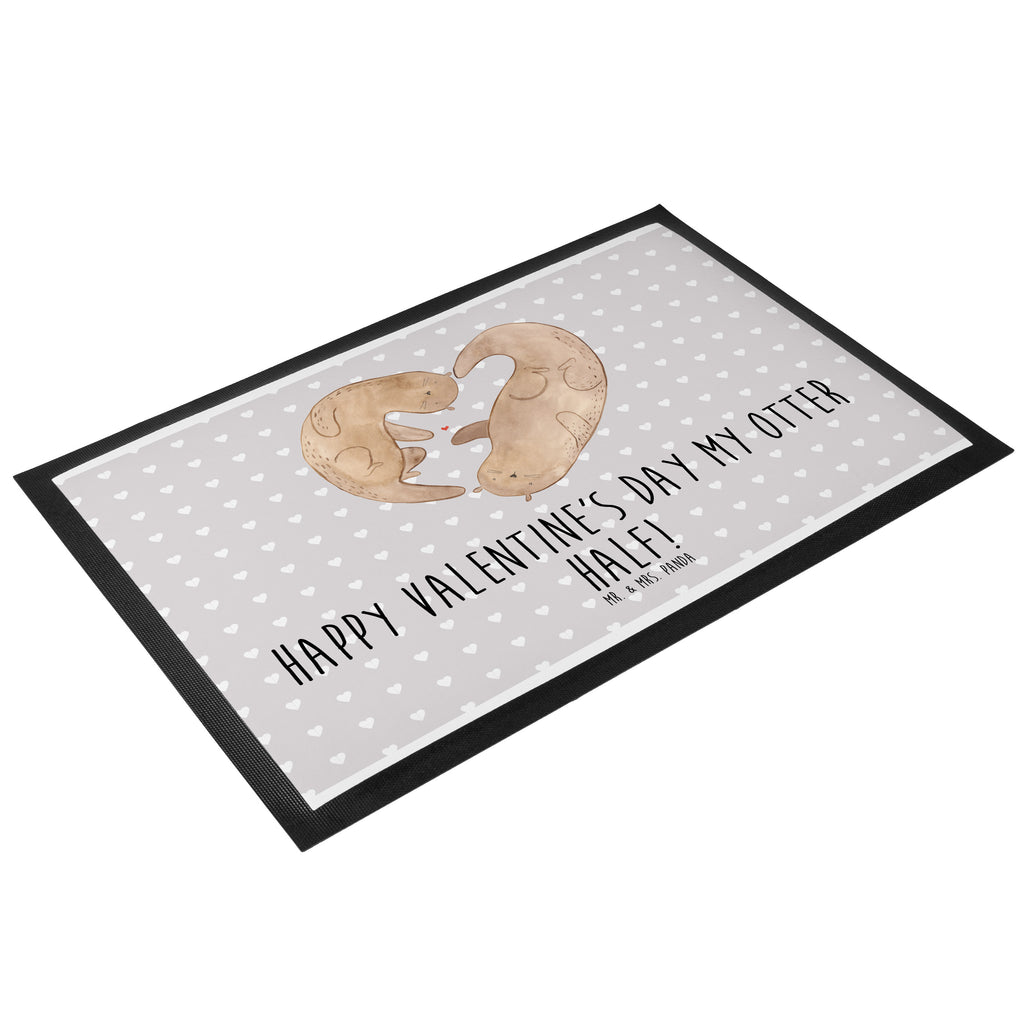 Fußmatte Otter Valentine Türvorleger, Schmutzmatte, Fußabtreter, Matte, Schmutzfänger, Fußabstreifer, Schmutzfangmatte, Türmatte, Motivfußmatte, Haustürmatte, Vorleger, Liebe, Partner, Freund, Freundin, Ehemann, Ehefrau, Heiraten, Verlobung, Heiratsantrag, Liebesgeschenk, Jahrestag, Hocheitstag, Valentinstag, Geschenk für Frauen, Hochzeitstag, Mitbringsel, Geschenk für Freundin, Geschenk für Partner, Liebesbeweis, für Männer, für Ehemann