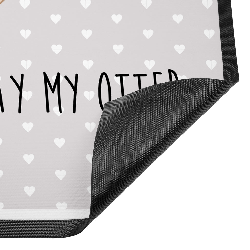 Fußmatte Otter Valentine Türvorleger, Schmutzmatte, Fußabtreter, Matte, Schmutzfänger, Fußabstreifer, Schmutzfangmatte, Türmatte, Motivfußmatte, Haustürmatte, Vorleger, Liebe, Partner, Freund, Freundin, Ehemann, Ehefrau, Heiraten, Verlobung, Heiratsantrag, Liebesgeschenk, Jahrestag, Hocheitstag, Valentinstag, Geschenk für Frauen, Hochzeitstag, Mitbringsel, Geschenk für Freundin, Geschenk für Partner, Liebesbeweis, für Männer, für Ehemann