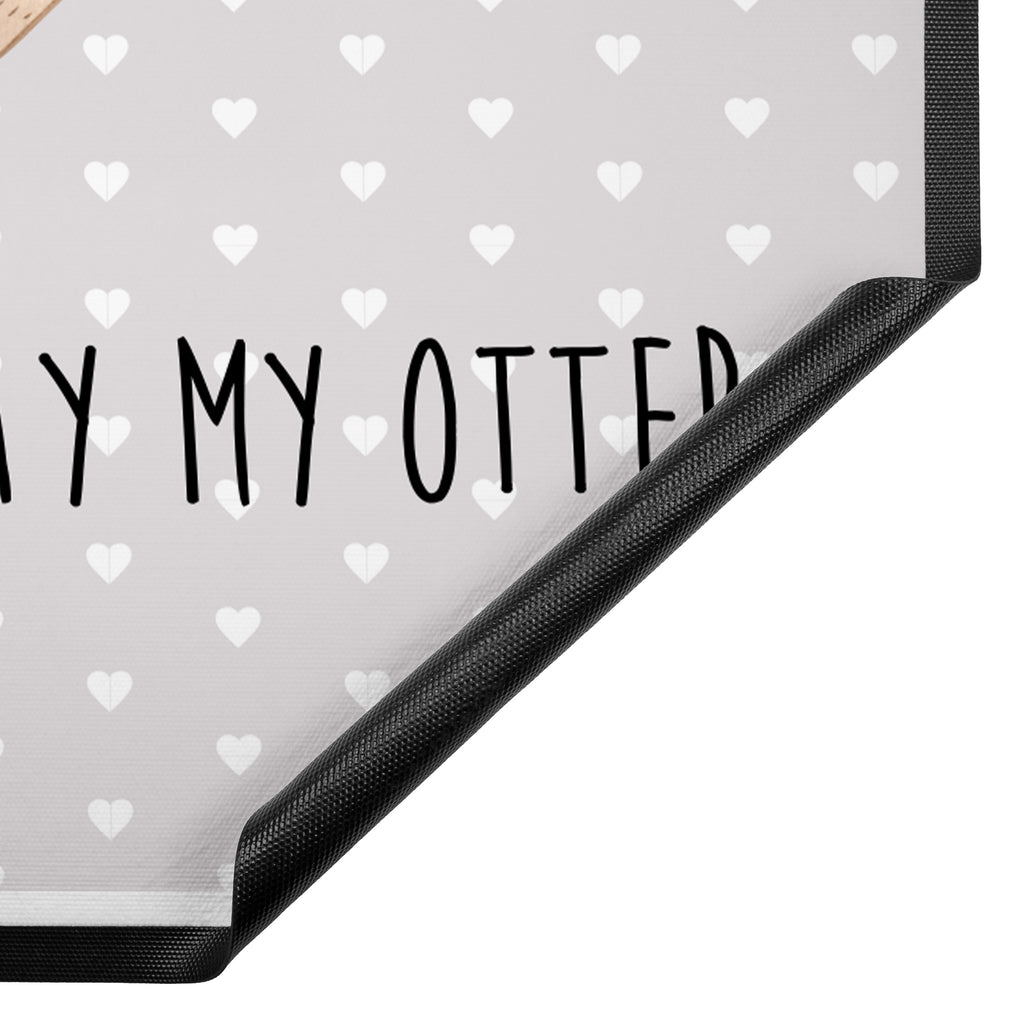 Fußmatte Otter Valentine Türvorleger, Schmutzmatte, Fußabtreter, Matte, Schmutzfänger, Fußabstreifer, Schmutzfangmatte, Türmatte, Motivfußmatte, Haustürmatte, Vorleger, Liebe, Partner, Freund, Freundin, Ehemann, Ehefrau, Heiraten, Verlobung, Heiratsantrag, Liebesgeschenk, Jahrestag, Hocheitstag, Valentinstag, Geschenk für Frauen, Hochzeitstag, Mitbringsel, Geschenk für Freundin, Geschenk für Partner, Liebesbeweis, für Männer, für Ehemann