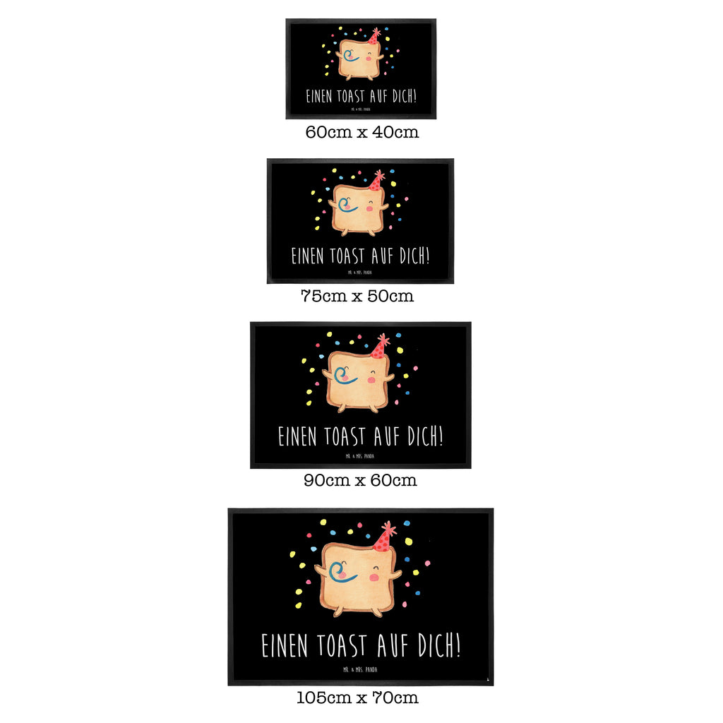 Fußmatte Toast Party Türvorleger, Schmutzmatte, Fußabtreter, Matte, Schmutzfänger, Fußabstreifer, Schmutzfangmatte, Türmatte, Motivfußmatte, Haustürmatte, Vorleger, Liebe, Partner, Freund, Freundin, Ehemann, Ehefrau, Heiraten, Verlobung, Heiratsantrag, Liebesgeschenk, Jahrestag, Hocheitstag, Valentinstag, Geschenk für Frauen, Hochzeitstag, Mitbringsel, Geschenk für Freundin, Geschenk für Partner, Liebesbeweis, für Männer, für Ehemann