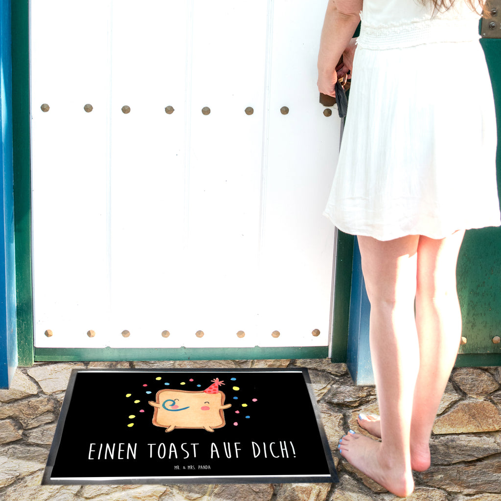 Fußmatte Toast Party Türvorleger, Schmutzmatte, Fußabtreter, Matte, Schmutzfänger, Fußabstreifer, Schmutzfangmatte, Türmatte, Motivfußmatte, Haustürmatte, Vorleger, Liebe, Partner, Freund, Freundin, Ehemann, Ehefrau, Heiraten, Verlobung, Heiratsantrag, Liebesgeschenk, Jahrestag, Hocheitstag, Valentinstag, Geschenk für Frauen, Hochzeitstag, Mitbringsel, Geschenk für Freundin, Geschenk für Partner, Liebesbeweis, für Männer, für Ehemann