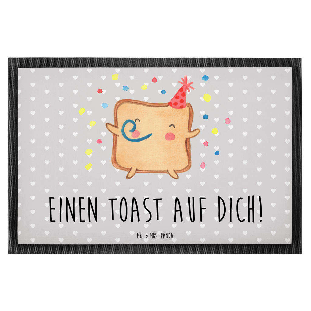 Fußmatte Toast Party Türvorleger, Schmutzmatte, Fußabtreter, Matte, Schmutzfänger, Fußabstreifer, Schmutzfangmatte, Türmatte, Motivfußmatte, Haustürmatte, Vorleger, Liebe, Partner, Freund, Freundin, Ehemann, Ehefrau, Heiraten, Verlobung, Heiratsantrag, Liebesgeschenk, Jahrestag, Hocheitstag, Valentinstag, Geschenk für Frauen, Hochzeitstag, Mitbringsel, Geschenk für Freundin, Geschenk für Partner, Liebesbeweis, für Männer, für Ehemann