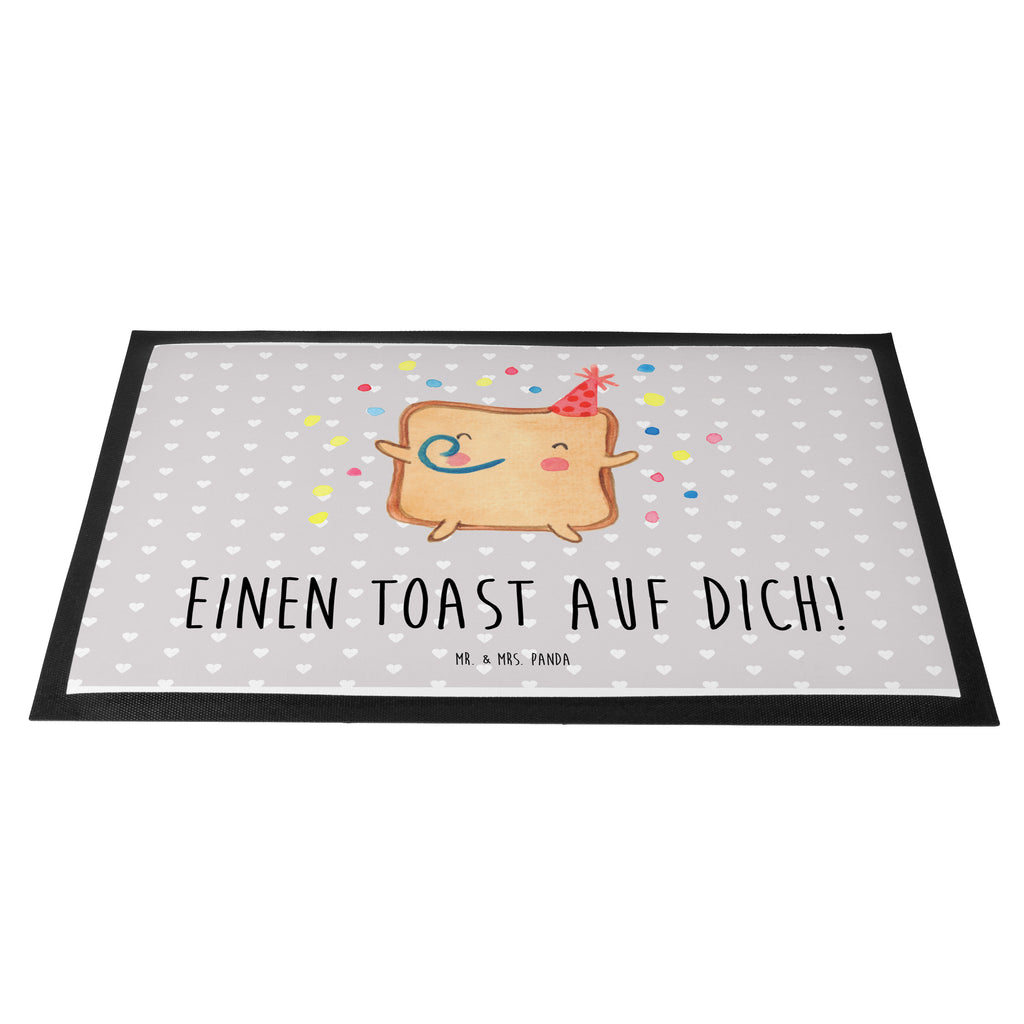 Fußmatte Toast Party Türvorleger, Schmutzmatte, Fußabtreter, Matte, Schmutzfänger, Fußabstreifer, Schmutzfangmatte, Türmatte, Motivfußmatte, Haustürmatte, Vorleger, Liebe, Partner, Freund, Freundin, Ehemann, Ehefrau, Heiraten, Verlobung, Heiratsantrag, Liebesgeschenk, Jahrestag, Hocheitstag, Valentinstag, Geschenk für Frauen, Hochzeitstag, Mitbringsel, Geschenk für Freundin, Geschenk für Partner, Liebesbeweis, für Männer, für Ehemann