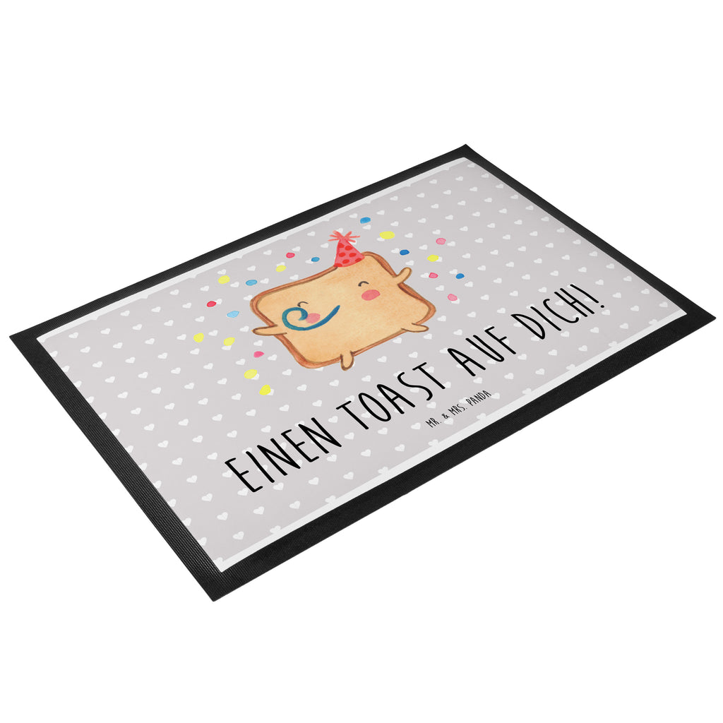Fußmatte Toast Party Türvorleger, Schmutzmatte, Fußabtreter, Matte, Schmutzfänger, Fußabstreifer, Schmutzfangmatte, Türmatte, Motivfußmatte, Haustürmatte, Vorleger, Liebe, Partner, Freund, Freundin, Ehemann, Ehefrau, Heiraten, Verlobung, Heiratsantrag, Liebesgeschenk, Jahrestag, Hocheitstag, Valentinstag, Geschenk für Frauen, Hochzeitstag, Mitbringsel, Geschenk für Freundin, Geschenk für Partner, Liebesbeweis, für Männer, für Ehemann