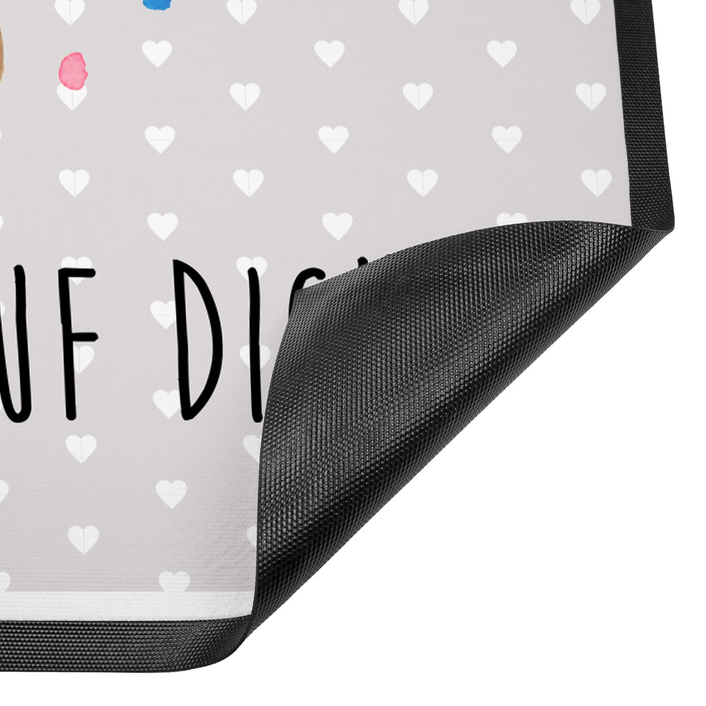 Fußmatte Toast Party Türvorleger, Schmutzmatte, Fußabtreter, Matte, Schmutzfänger, Fußabstreifer, Schmutzfangmatte, Türmatte, Motivfußmatte, Haustürmatte, Vorleger, Liebe, Partner, Freund, Freundin, Ehemann, Ehefrau, Heiraten, Verlobung, Heiratsantrag, Liebesgeschenk, Jahrestag, Hocheitstag, Valentinstag, Geschenk für Frauen, Hochzeitstag, Mitbringsel, Geschenk für Freundin, Geschenk für Partner, Liebesbeweis, für Männer, für Ehemann