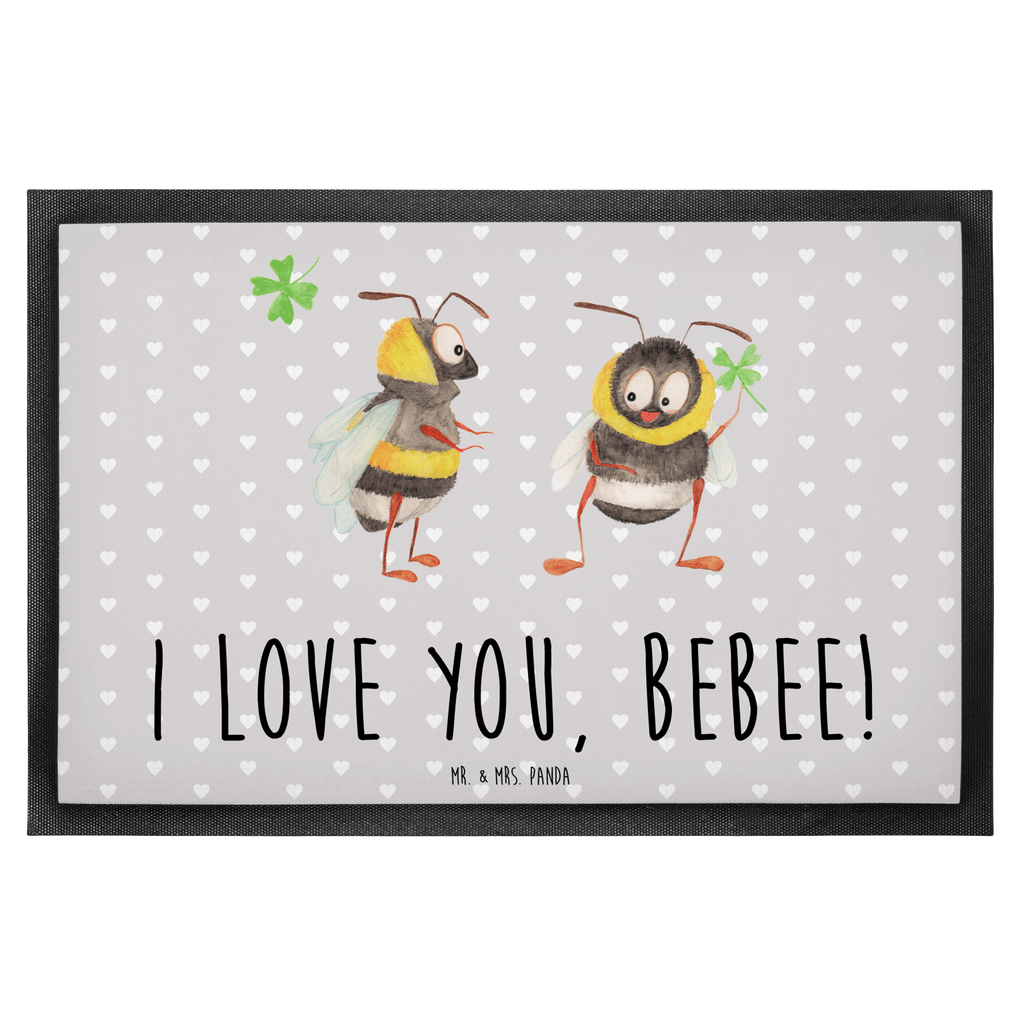 Fußmatte Bienen Paar Valentinstag, Geschenk für Frauen, Liebesgeschenk, Jahrestag, Hochzeitstag, Mitbringsel, Geschenk für Freundin, Geschenk für Partner, Freund, Liebesbeweis, für Männer, für Ehemann, Schildkröten, verliebte Schildkröten Türvorleger, Schmutzmatte, Fußabtreter, Matte, Schmutzfänger, Fußabstreifer, Schmutzfangmatte, Türmatte, Motivfußmatte,  Haustürmatte, Vorleger  Liebe,  Partner, Freund, Freundin, Ehemann, Ehefrau, Heiraten, Verlobung, Heiratsantrag, Liebesgeschenk, Jahrestag, Hocheitstag