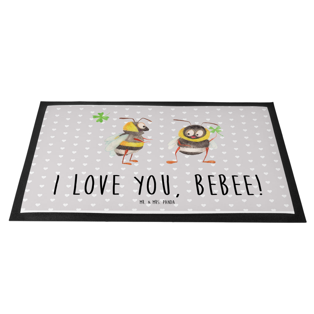 Fußmatte Bienen Paar Valentinstag, Geschenk für Frauen, Liebesgeschenk, Jahrestag, Hochzeitstag, Mitbringsel, Geschenk für Freundin, Geschenk für Partner, Freund, Liebesbeweis, für Männer, für Ehemann, Schildkröten, verliebte Schildkröten Türvorleger, Schmutzmatte, Fußabtreter, Matte, Schmutzfänger, Fußabstreifer, Schmutzfangmatte, Türmatte, Motivfußmatte,  Haustürmatte, Vorleger  Liebe,  Partner, Freund, Freundin, Ehemann, Ehefrau, Heiraten, Verlobung, Heiratsantrag, Liebesgeschenk, Jahrestag, Hocheitstag