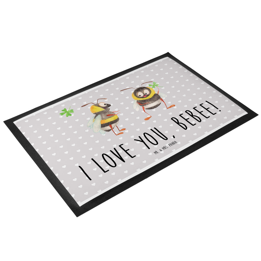 Fußmatte Bienen Paar Valentinstag, Geschenk für Frauen, Liebesgeschenk, Jahrestag, Hochzeitstag, Mitbringsel, Geschenk für Freundin, Geschenk für Partner, Freund, Liebesbeweis, für Männer, für Ehemann, Schildkröten, verliebte Schildkröten Türvorleger, Schmutzmatte, Fußabtreter, Matte, Schmutzfänger, Fußabstreifer, Schmutzfangmatte, Türmatte, Motivfußmatte,  Haustürmatte, Vorleger  Liebe,  Partner, Freund, Freundin, Ehemann, Ehefrau, Heiraten, Verlobung, Heiratsantrag, Liebesgeschenk, Jahrestag, Hocheitstag