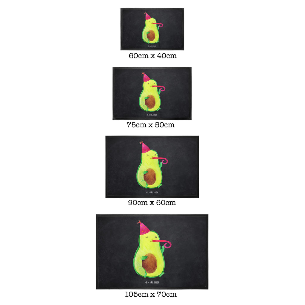 Fußmatte Avocado Birthday  Türvorleger, Schmutzmatte, Fußabtreter, Matte, Schmutzfänger, Fußabstreifer, Schmutzfangmatte, Türmatte, Motivfußmatte,  Haustürmatte, Vorleger  Avocado, Veggie, Vegan, Gesund