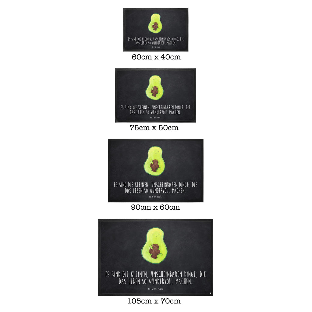 Fußmatte Avocado mit Kern Avocado, Avokado, Avocadokern, Kern, Pflanze, Spruch Leben  Türvorleger, Schmutzmatte, Fußabtreter, Matte, Schmutzfänger, Fußabstreifer, Schmutzfangmatte, Türmatte, Motivfußmatte,  Haustürmatte, Vorleger  Avocado, Veggie, Vegan, Gesund