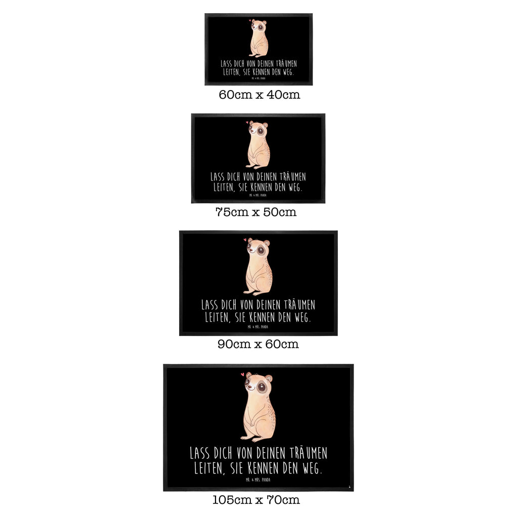 Fußmatte Plumplori Glücklich Türvorleger, Schmutzmatte, Fußabtreter, Matte, Schmutzfänger, Fußabstreifer, Schmutzfangmatte, Türmatte, Motivfußmatte, Haustürmatte, Vorleger, süße Tiermotive, gute Laune, lustige Sprüche, Tiere, Plumplori, Niedlich, Glück