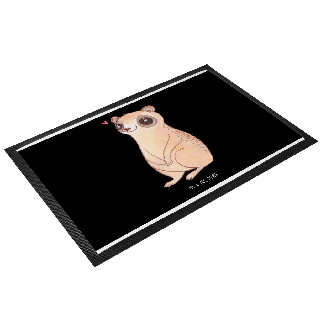 Fußmatte Plumplori Glücklich Türvorleger, Schmutzmatte, Fußabtreter, Matte, Schmutzfänger, Fußabstreifer, Schmutzfangmatte, Türmatte, Motivfußmatte, Haustürmatte, Vorleger, süße Tiermotive, gute Laune, lustige Sprüche, Tiere, Plumplori, Niedlich, Glück