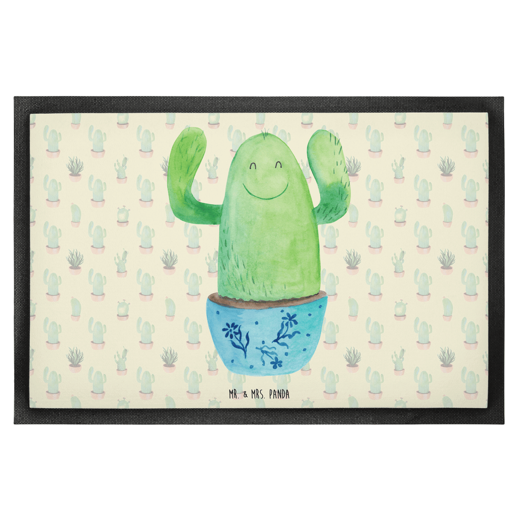 Fußmatte Kaktus Happy Türvorleger, Schmutzmatte, Fußabtreter, Matte, Schmutzfänger, Fußabstreifer, Schmutzfangmatte, Türmatte, Motivfußmatte, Haustürmatte, Vorleger, Kaktus, Kakteen, Motivation, Spruch, lustig, Kindersicherung, Neustart, Büro, Büroalltag, Kollege, Kollegin, Freundin, Mutter, Familie, Ausbildung