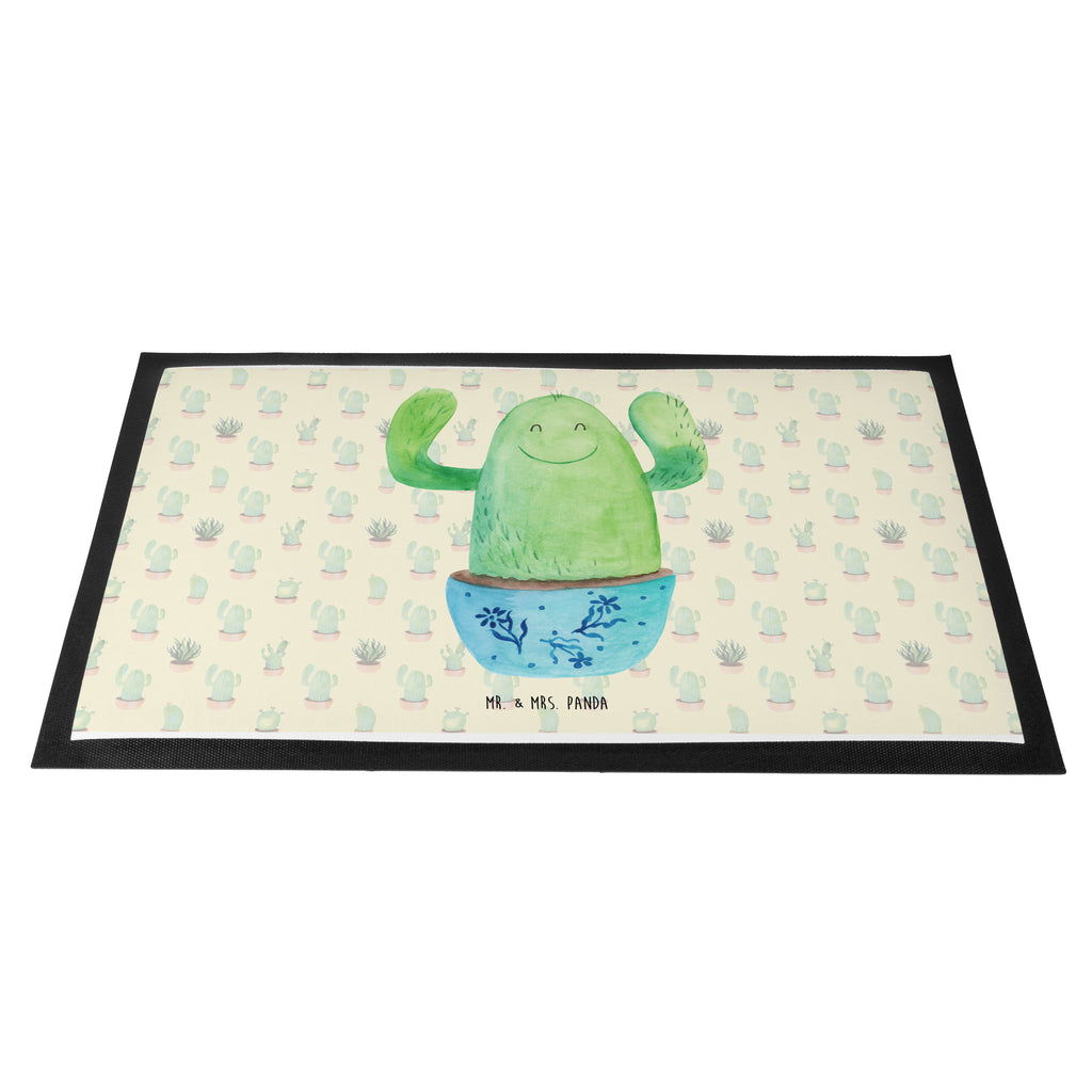 Fußmatte Kaktus Happy Türvorleger, Schmutzmatte, Fußabtreter, Matte, Schmutzfänger, Fußabstreifer, Schmutzfangmatte, Türmatte, Motivfußmatte, Haustürmatte, Vorleger, Kaktus, Kakteen, Motivation, Spruch, lustig, Kindersicherung, Neustart, Büro, Büroalltag, Kollege, Kollegin, Freundin, Mutter, Familie, Ausbildung