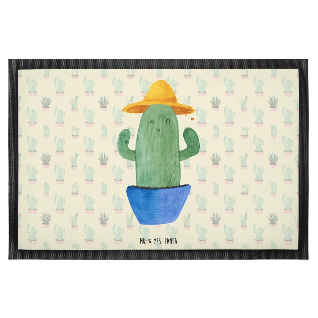 Fußmatte Kaktus Sonnenhut Kaktus, Kakteen, Reisen, Weltreise, Weltenbummler, Reisetagebuch, Städtetrip, Kaktusliebe, Geschenkidee, Spruch, Motivation Türvorleger, Schmutzmatte, Fußabtreter, Matte, Schmutzfänger, Fußabstreifer, Schmutzfangmatte, Türmatte, Motivfußmatte,  Haustürmatte, Vorleger  Kaktus, Kakteen