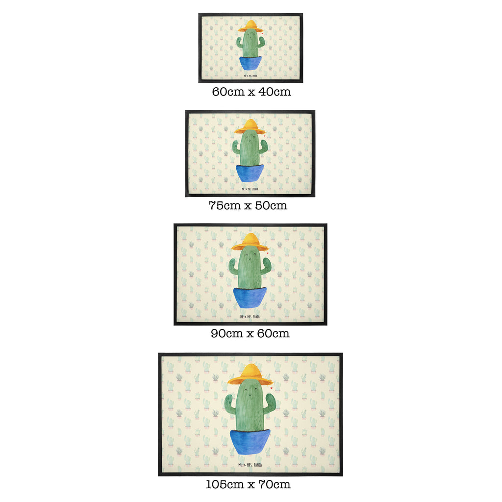 Fußmatte Kaktus Sonnenhut Kaktus, Kakteen, Reisen, Weltreise, Weltenbummler, Reisetagebuch, Städtetrip, Kaktusliebe, Geschenkidee, Spruch, Motivation Türvorleger, Schmutzmatte, Fußabtreter, Matte, Schmutzfänger, Fußabstreifer, Schmutzfangmatte, Türmatte, Motivfußmatte,  Haustürmatte, Vorleger  Kaktus, Kakteen