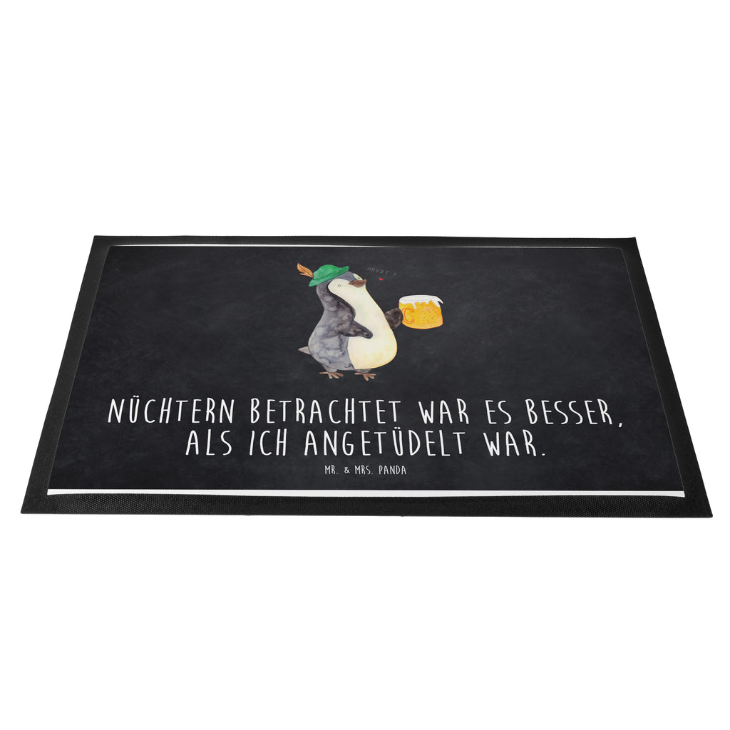 Fußmatte Pinguin Bier Türvorleger, Schmutzmatte, Fußabtreter, Matte, Schmutzfänger, Fußabstreifer, Schmutzfangmatte, Türmatte, Motivfußmatte, Haustürmatte, Vorleger, Pinguin, Pinguine, Bier, Oktoberfest