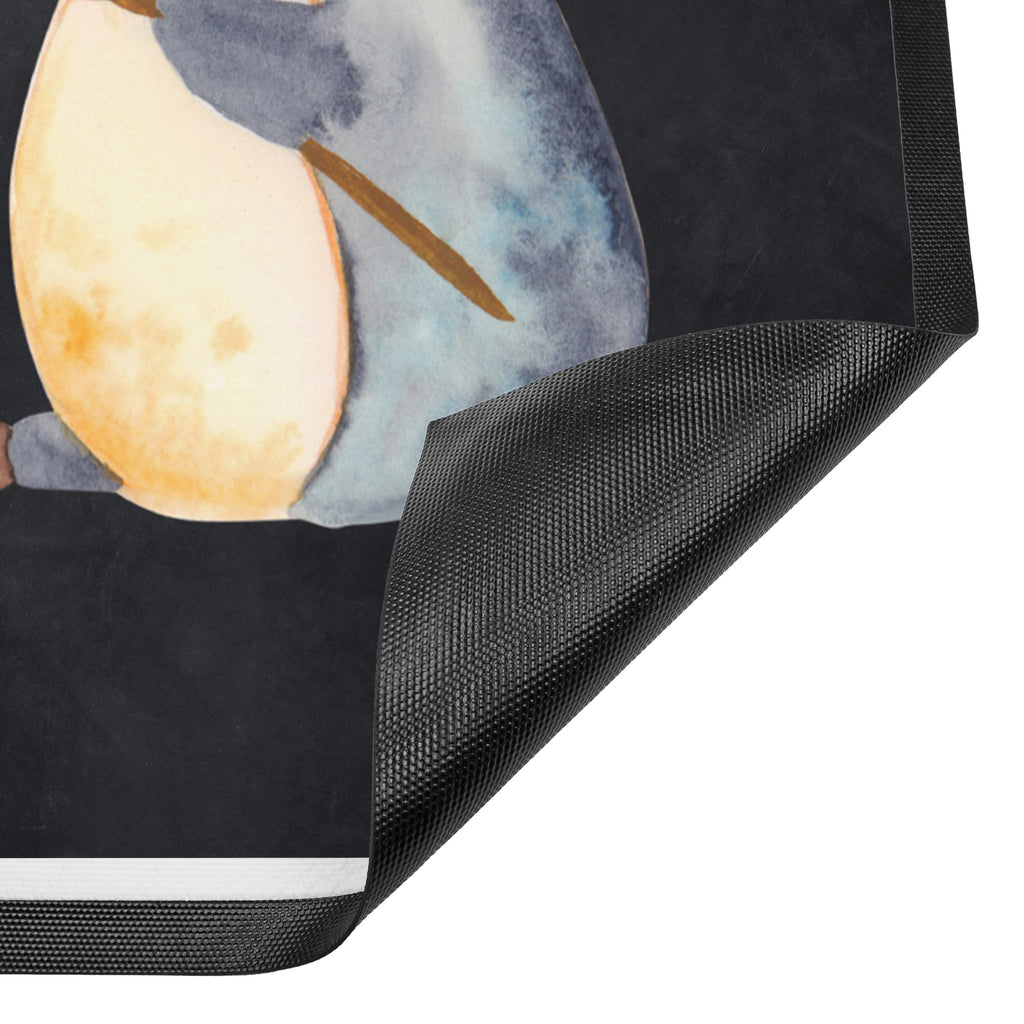 Fußmatte Pinguin Lagerfeuer Türvorleger, Schmutzmatte, Fußabtreter, Matte, Schmutzfänger, Fußabstreifer, Schmutzfangmatte, Türmatte, Motivfußmatte, Haustürmatte, Vorleger, Pinguin, Maus, Pinguine, Lagerfeuer, Leben, Arbeit, Job, Motivation, Büro, Büroalltag, Lebensspruch, Lebensmotivation, Neustart, Liebe, grillen, Feuer, Marshmallows