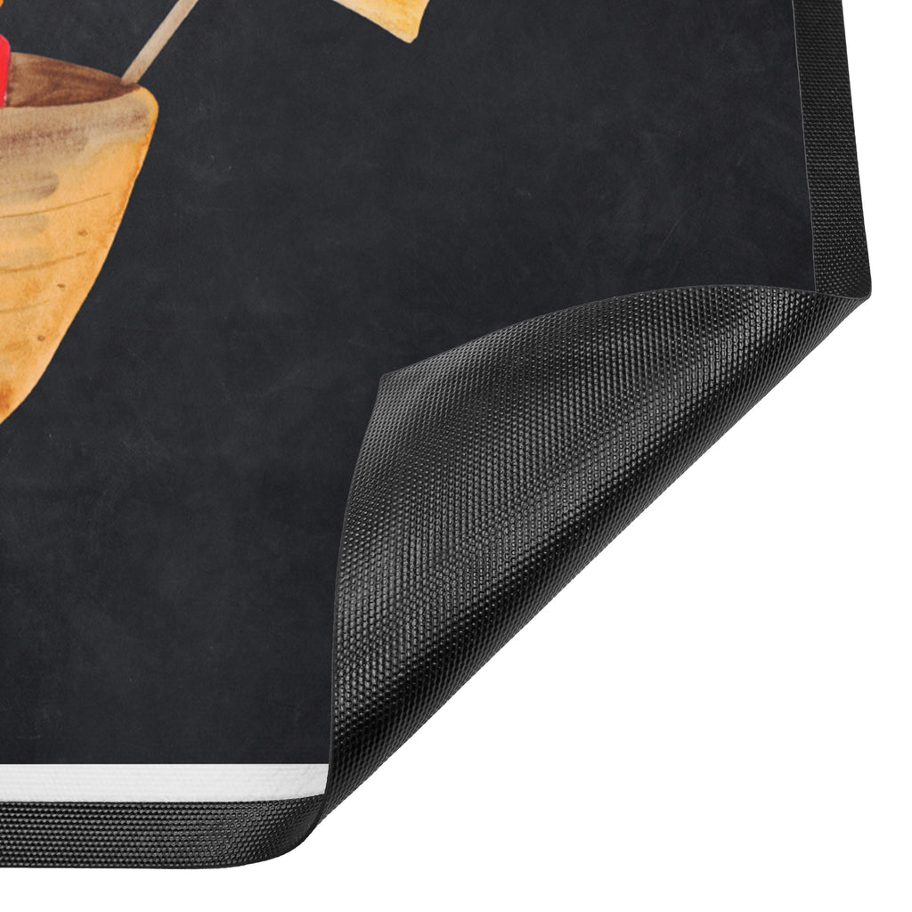 Fußmatte Pinguin Angelboot Türvorleger, Schmutzmatte, Fußabtreter, Matte, Schmutzfänger, Fußabstreifer, Schmutzfangmatte, Türmatte, Motivfußmatte, Haustürmatte, Vorleger, Pinguin, Pinguine, Angeln, Boot, Angelboot, Lebenslust, Leben, genießen, Motivation, Neustart, Neuanfang, Trennung, Scheidung, Geschenkidee Liebeskummer