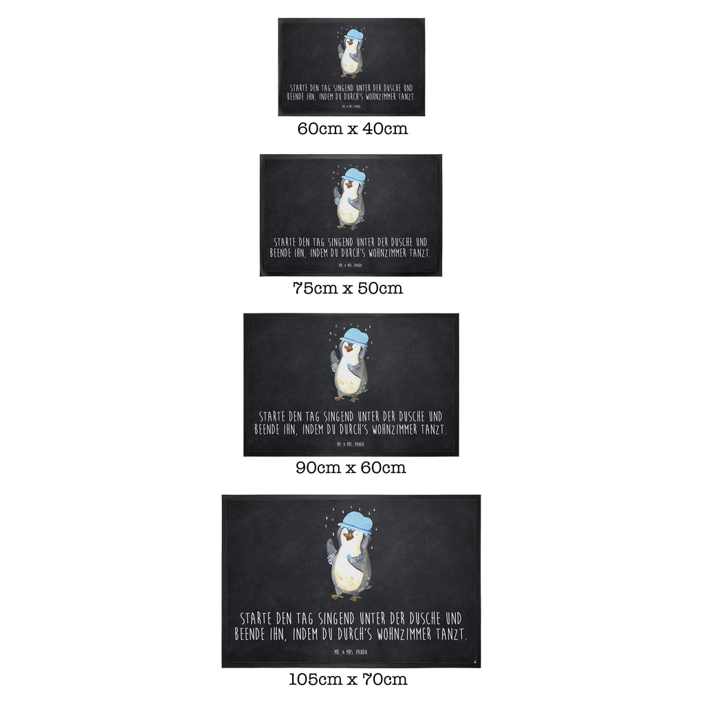 Fußmatte Pinguin duscht