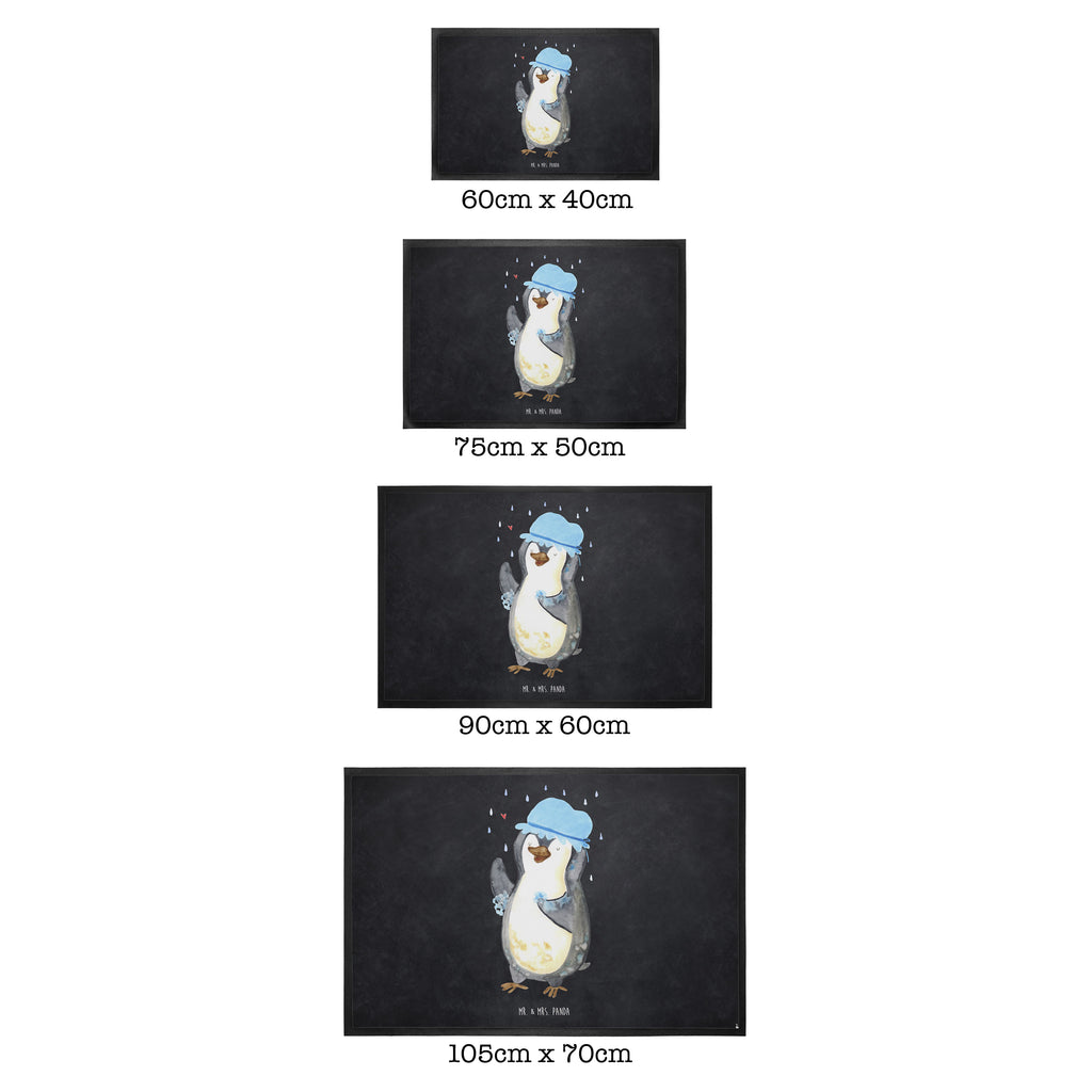 Fußmatte Pinguin duscht