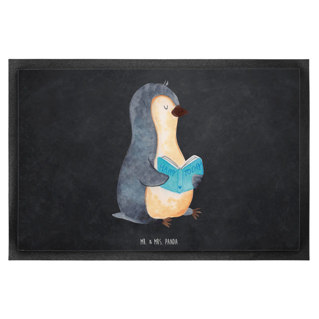 Fußmatte Pinguin Buch