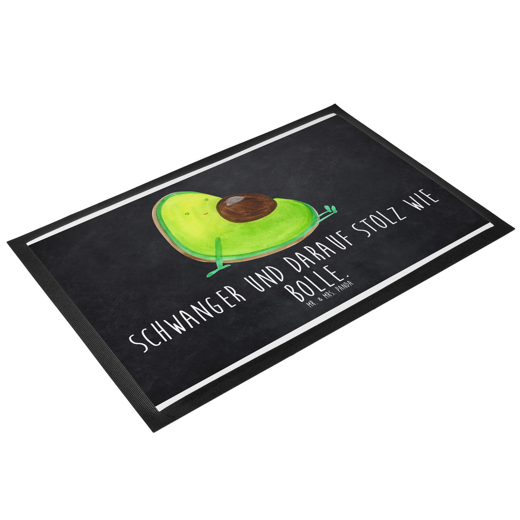 Fußmatte Avocado schwanger Avocado, schwanger, Schwangerschaft, Babyparty, Babyshower,  Türvorleger, Schmutzmatte, Fußabtreter, Matte, Schmutzfänger, Fußabstreifer, Schmutzfangmatte, Türmatte, Motivfußmatte,  Haustürmatte, Vorleger  Avocado, Veggie, Vegan, Gesund