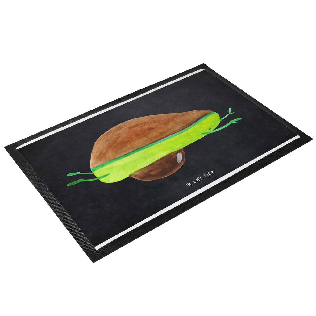 Fußmatte Avocado Yoga Avocado Yoga Vegan Türvorleger, Schmutzmatte, Fußabtreter, Matte, Schmutzfänger, Fußabstreifer, Schmutzfangmatte, Türmatte, Motivfußmatte,  Haustürmatte, Vorleger  Avocado, Veggie, Vegan, Gesund