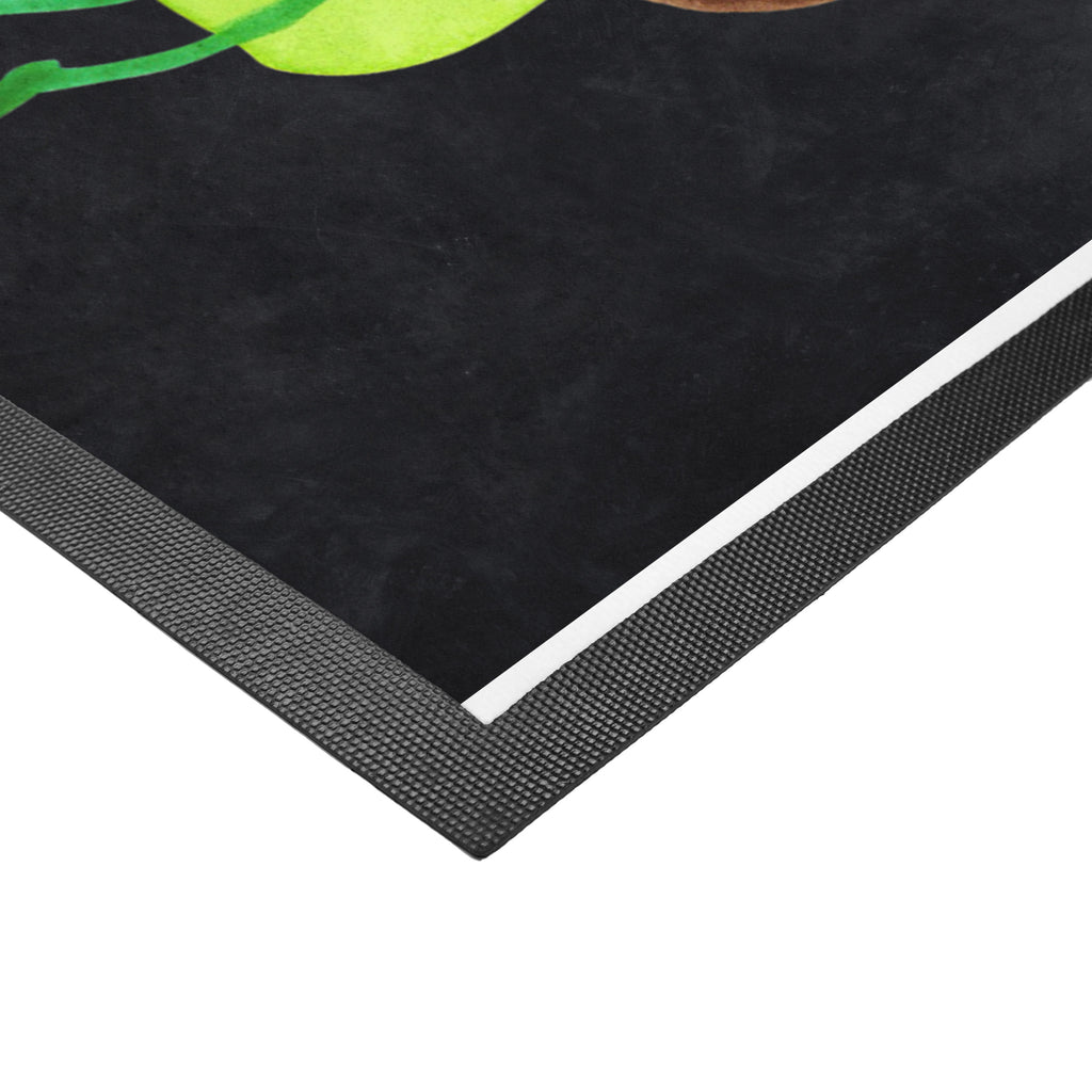 Fußmatte Avocado Yoga Avocado Yoga Vegan Türvorleger, Schmutzmatte, Fußabtreter, Matte, Schmutzfänger, Fußabstreifer, Schmutzfangmatte, Türmatte, Motivfußmatte,  Haustürmatte, Vorleger  Avocado, Veggie, Vegan, Gesund