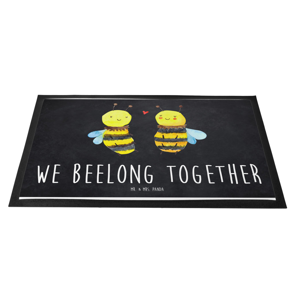 Fußmatte Biene Verliebt  Türvorleger, Schmutzmatte, Fußabtreter, Matte, Schmutzfänger, Fußabstreifer, Schmutzfangmatte, Türmatte, Motivfußmatte,  Haustürmatte, Vorleger  Biene, Wespe, Hummel