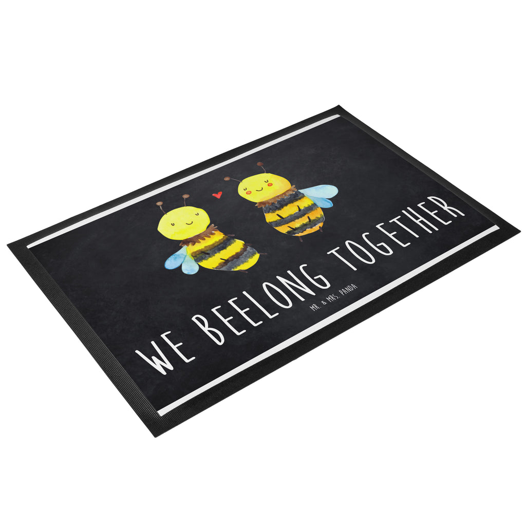 Fußmatte Biene Verliebt  Türvorleger, Schmutzmatte, Fußabtreter, Matte, Schmutzfänger, Fußabstreifer, Schmutzfangmatte, Türmatte, Motivfußmatte,  Haustürmatte, Vorleger  Biene, Wespe, Hummel