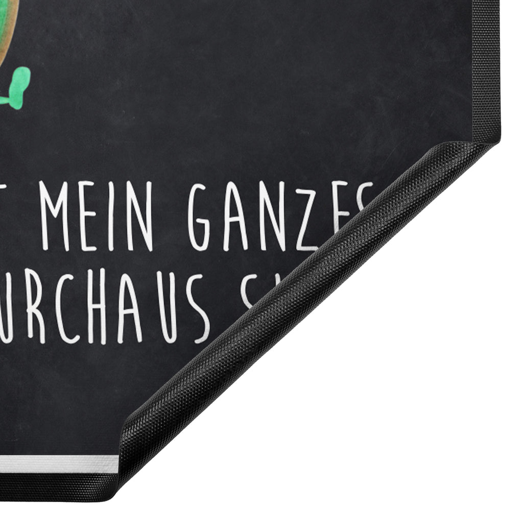 Fußmatte Avocado Happy Türvorleger, Schmutzmatte, Fußabtreter, Matte, Schmutzfänger, Fußabstreifer, Schmutzfangmatte, Türmatte, Motivfußmatte, Haustürmatte, Vorleger, Avocado, Veggie, Vegan, Gesund, Chaos