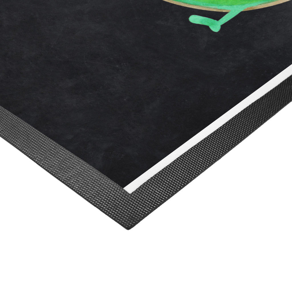 Fußmatte Avocado Happy Türvorleger, Schmutzmatte, Fußabtreter, Matte, Schmutzfänger, Fußabstreifer, Schmutzfangmatte, Türmatte, Motivfußmatte, Haustürmatte, Vorleger, Avocado, Veggie, Vegan, Gesund, Chaos