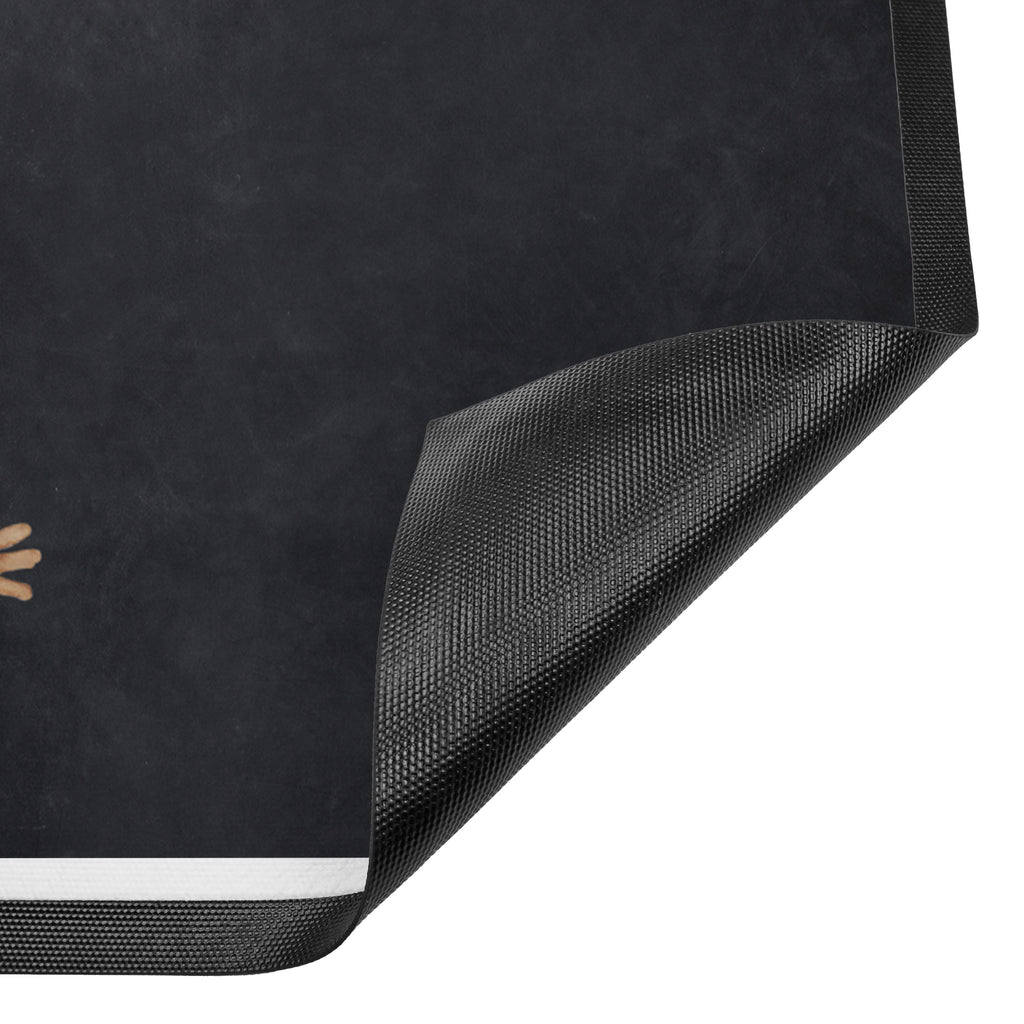 Fußmatte Pinguin Blumenkranz Türvorleger, Schmutzmatte, Fußabtreter, Matte, Schmutzfänger, Fußabstreifer, Schmutzfangmatte, Türmatte, Motivfußmatte, Haustürmatte, Vorleger, Pinguin, Pinguine, Blumenkranz, Universum, Leben, Wünsche, Ziele, Lebensziele, Motivation, Lebenslust, Liebeskummer, Geschenkidee