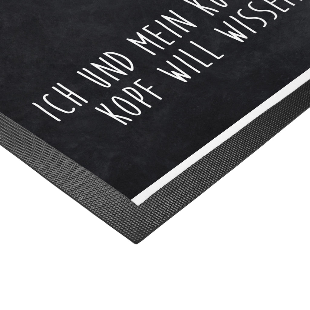 Fußmatte Pinguin Mond Türvorleger, Schmutzmatte, Fußabtreter, Matte, Schmutzfänger, Fußabstreifer, Schmutzfangmatte, Türmatte, Motivfußmatte, Haustürmatte, Vorleger, Pinguin, Pinguine, Spruch, schlafen, Nachtruhe, Einschlafen, Schlafzimmer, Schlafstörungen, Gästezimmer