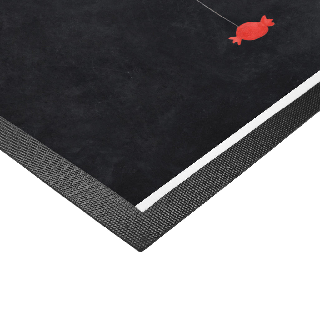 Fußmatte Pinguin Mond Türvorleger, Schmutzmatte, Fußabtreter, Matte, Schmutzfänger, Fußabstreifer, Schmutzfangmatte, Türmatte, Motivfußmatte, Haustürmatte, Vorleger, Pinguin, Pinguine, Spruch, schlafen, Nachtruhe, Einschlafen, Schlafzimmer, Schlafstörungen, Gästezimmer