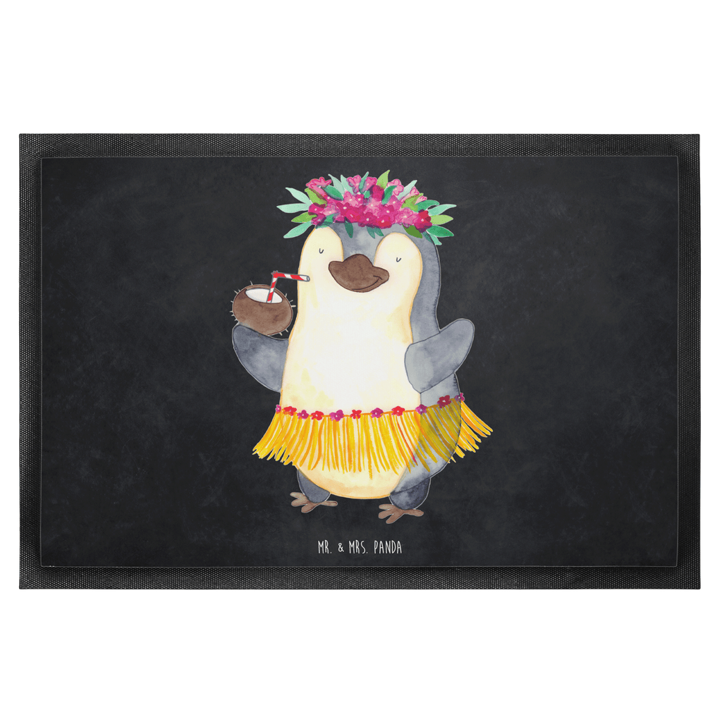 Fußmatte Pinguin Kokosnuss Türvorleger, Schmutzmatte, Fußabtreter, Matte, Schmutzfänger, Fußabstreifer, Schmutzfangmatte, Türmatte, Motivfußmatte, Haustürmatte, Vorleger, Pinguin, Aloha, Hawaii, Urlaub, Kokosnuss, Pinguine