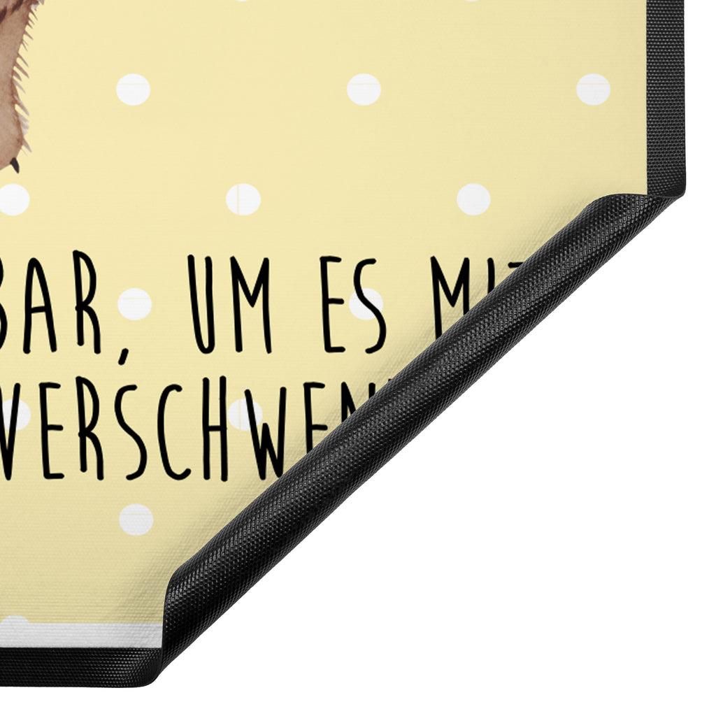 Fußmatte Wombat Türvorleger, Schmutzmatte, Fußabtreter, Matte, Schmutzfänger, Fußabstreifer, Schmutzfangmatte, Türmatte, Motivfußmatte, Haustürmatte, Vorleger, süße Tiermotive, gute Laune, lustige Sprüche, Tiere, Wombat, Das Leben ist schön, Motivation, Spruch, Australien