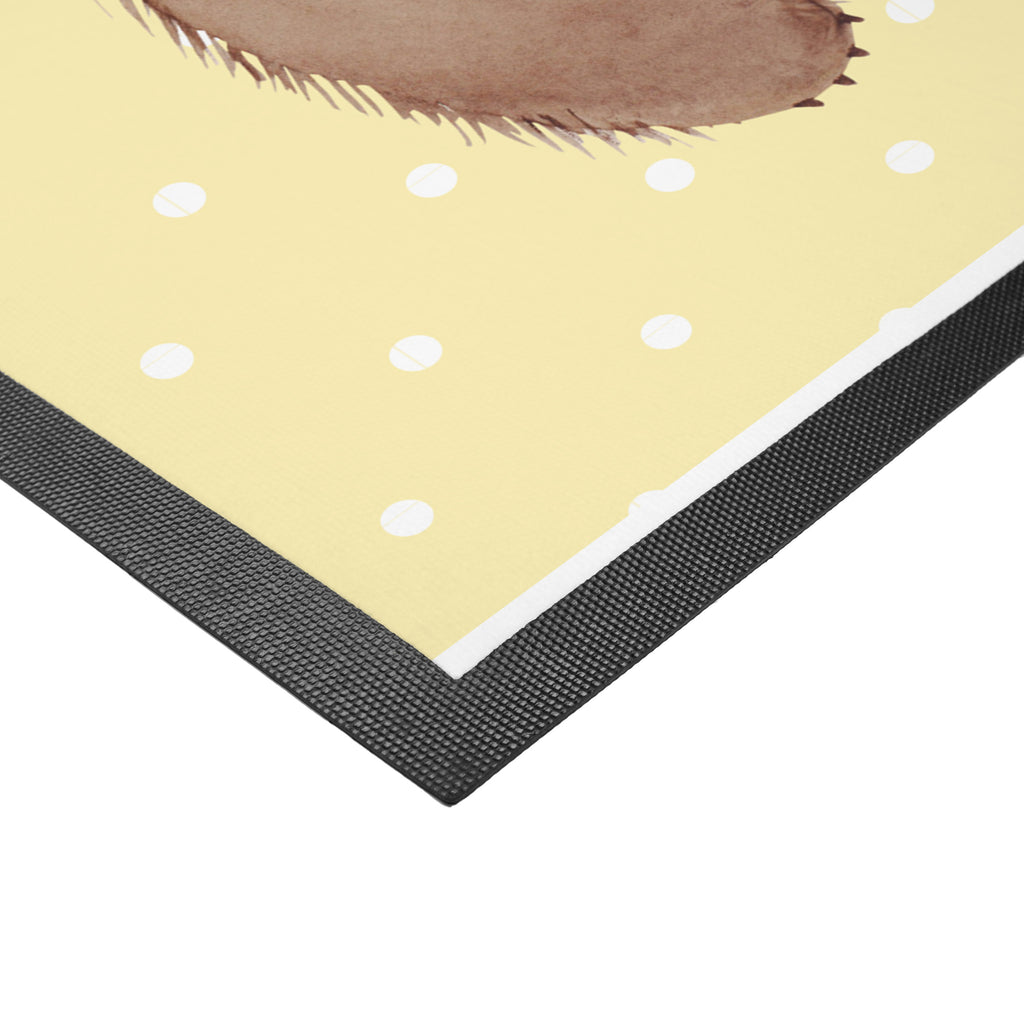 Fußmatte Wombat Türvorleger, Schmutzmatte, Fußabtreter, Matte, Schmutzfänger, Fußabstreifer, Schmutzfangmatte, Türmatte, Motivfußmatte, Haustürmatte, Vorleger, süße Tiermotive, gute Laune, lustige Sprüche, Tiere, Wombat, Das Leben ist schön, Motivation, Spruch, Australien