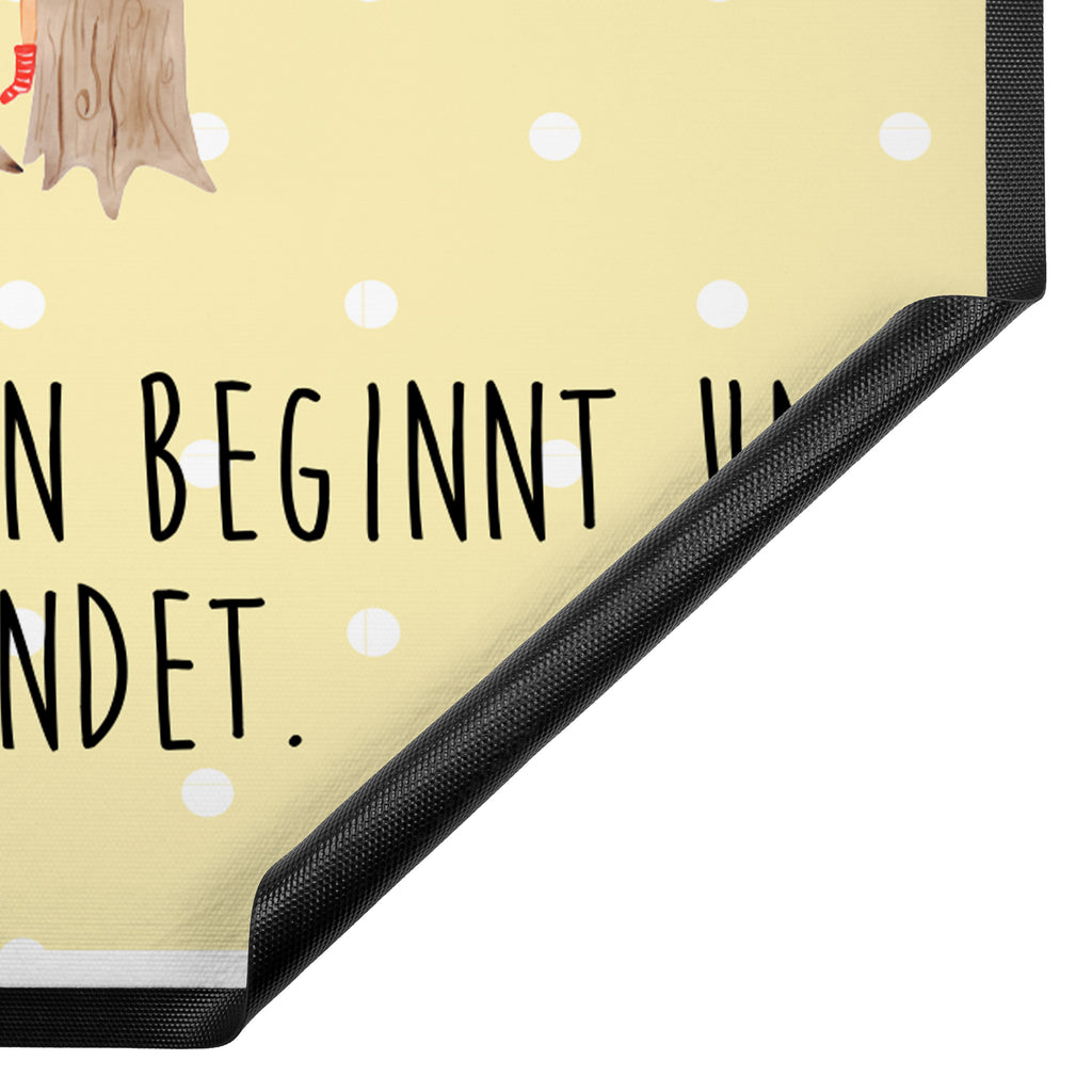 Fußmatte Waldtiere Picknick Türvorleger, Schmutzmatte, Fußabtreter, Matte, Schmutzfänger, Fußabstreifer, Schmutzfangmatte, Türmatte, Motivfußmatte, Haustürmatte, Vorleger, süße Tiermotive, gute Laune, lustige Sprüche, Tiere, Waldtiere, Picknick, Wald, Fuchs, Hase, Igel, Maus, Eichhörnchen