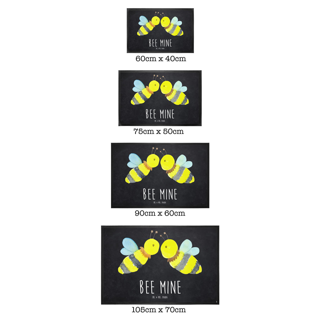 Fußmatte Biene Liebe  Türvorleger, Schmutzmatte, Fußabtreter, Matte, Schmutzfänger, Fußabstreifer, Schmutzfangmatte, Türmatte, Motivfußmatte,  Haustürmatte, Vorleger  Biene, Wespe, Hummel